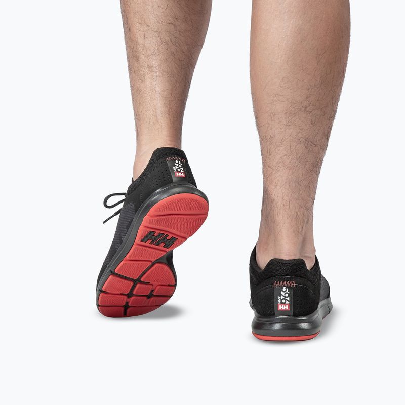 Vyriški batai Helly Hansen Ahiga V4 Hydropower off black/alert red 9