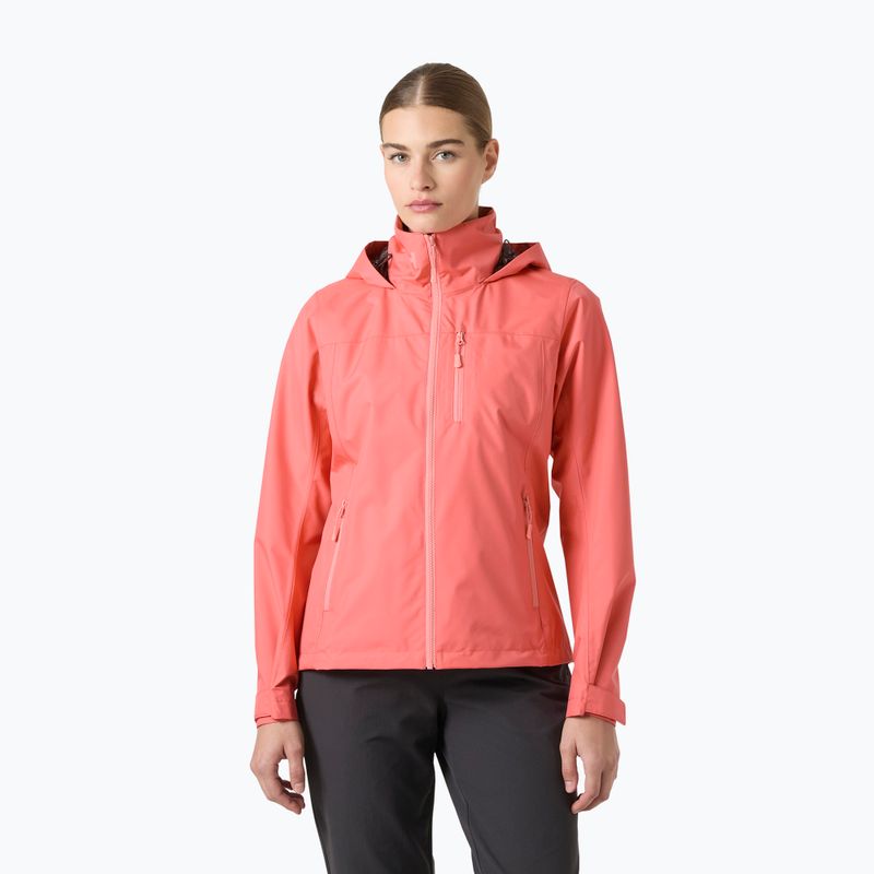 Moteriška buriavimo striukė Helly Hansen Crew Hooded 2.0 sunset pink