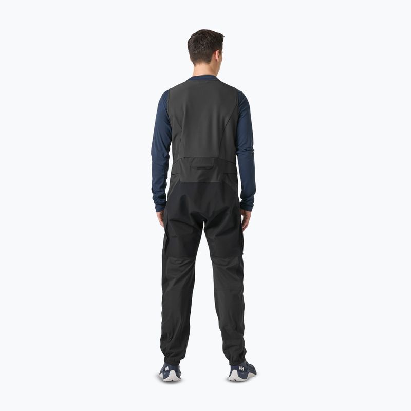 Vyriškos buriavimo kelnės Helly Hansen Hp Foil Flyer Salopette ebony 2