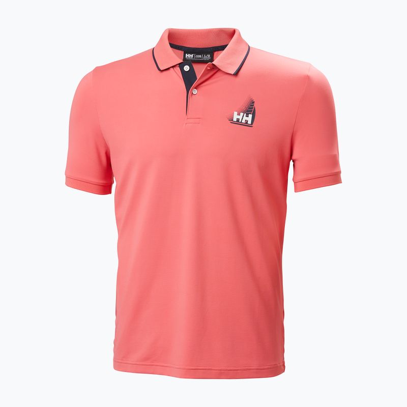 Vyriški polo marškinėliai Helly Hansen Hp Figari Polo sunset pink 5