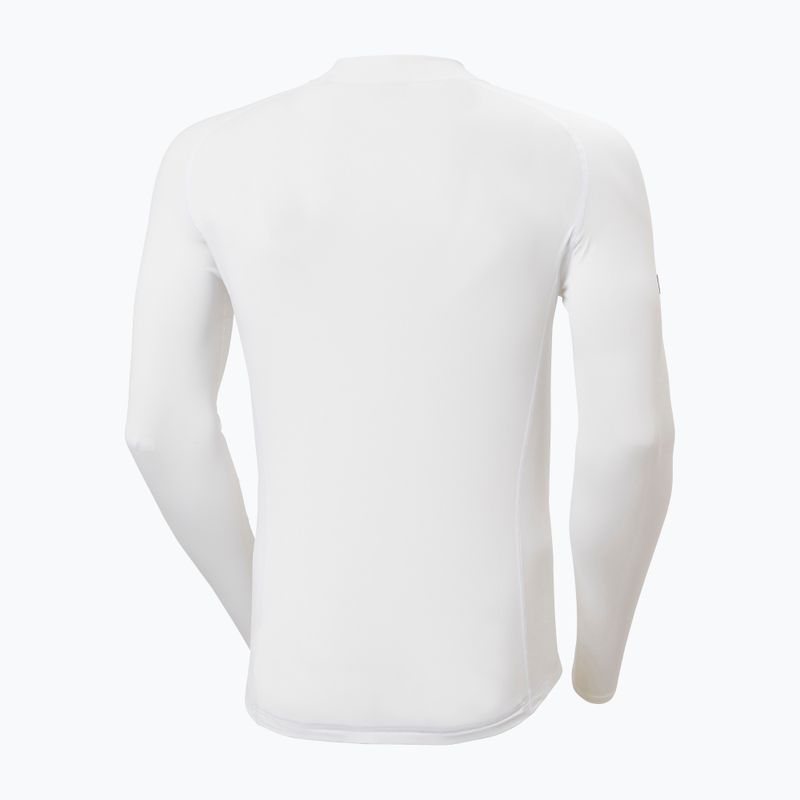 Vyriški plaukimo marškinėliai ilgomis rankovėmis Helly Hansen Waterwear Rashguard white 5