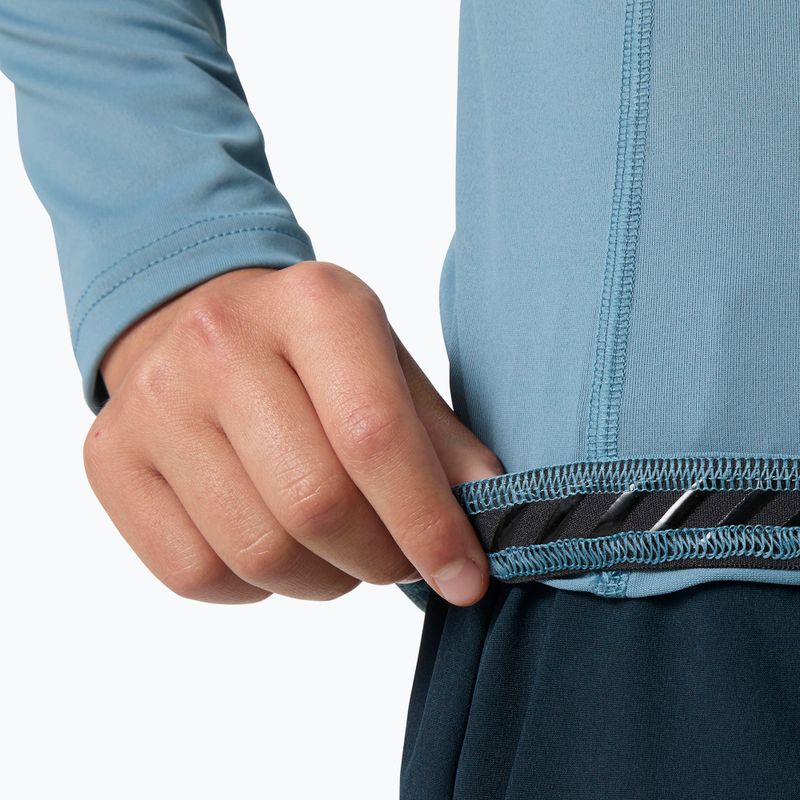 Vaikiška plaukimo palaidinė ilgomis rankovėmis Helly Hansen Waterwear Rashguard Jr washed navy 4
