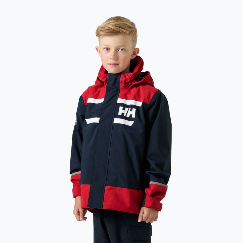 Vaikiška buriavimo striukė Helly Hansen Salt Port 2.0 Jr navy 3