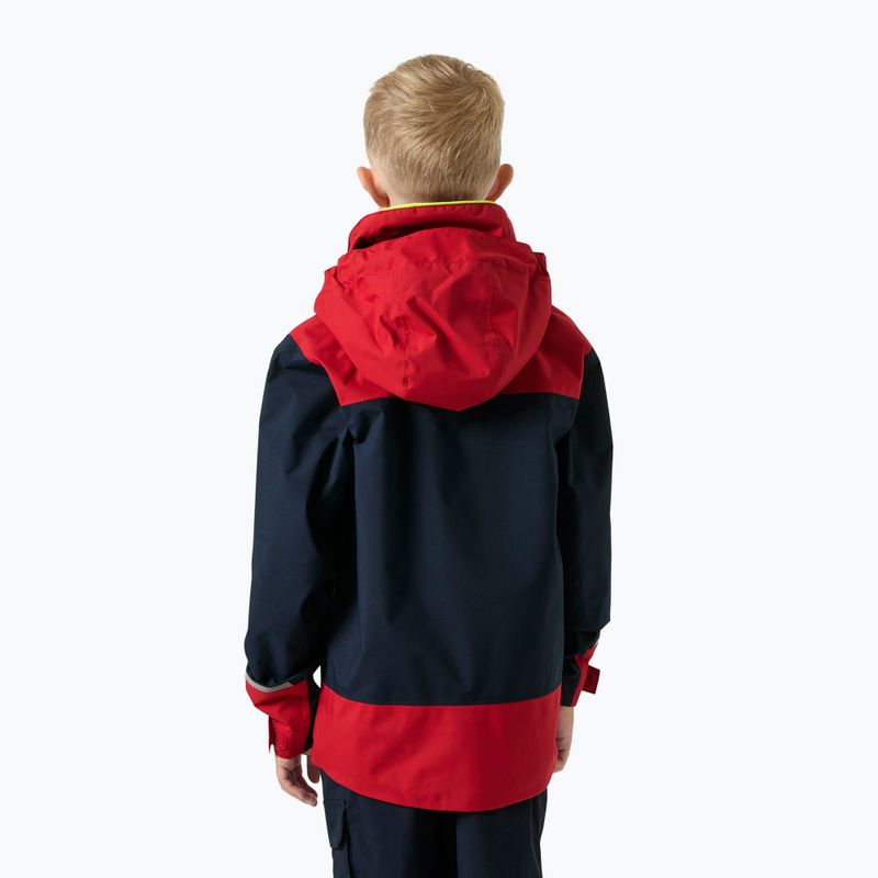 Vaikiška buriavimo striukė Helly Hansen Salt Port 2.0 Jr navy 4