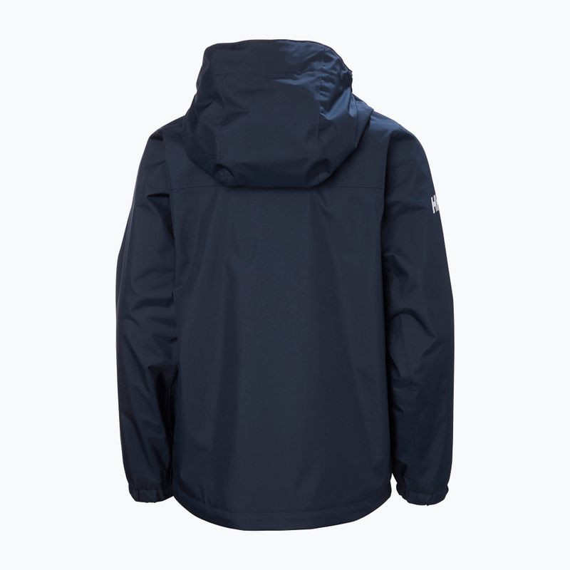 Vaikiška buriavimo striukė Helly Hansen Crew Hooded Jr 41813 navy 2