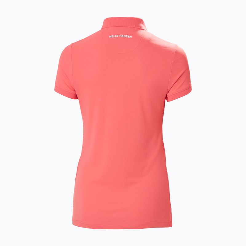 Moteriški polo marškinėliai Helly Hansen Crewline Polo sunset pink 7