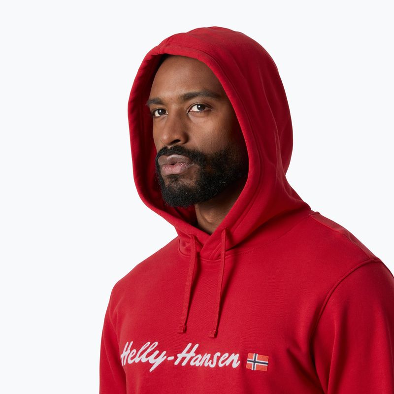 Vyriškas džemperis Helly Hansen Core Graphic Hoodie red 3