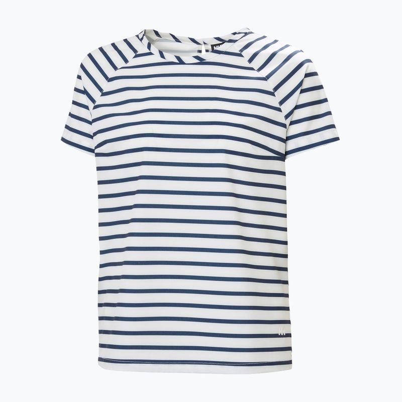 Moteriški marškinėliai Helly Hansen Thalia white navy stripe 4