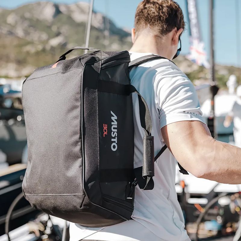 Vandeniui atspari Musto Duffel Bag 30 l juoda 12