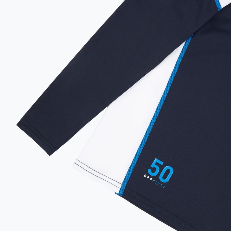 Vyriški plaukimo marškinėliai ilgomis rankovėmis Musto Championship Rash Guard navy/white 4