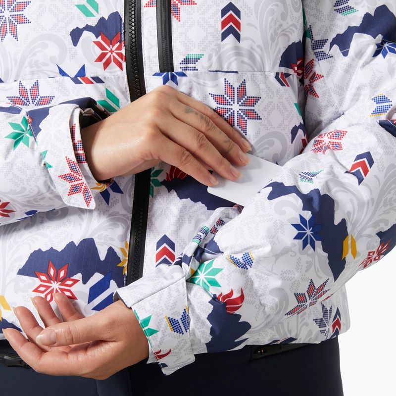 Moteriška slidinėjimo striukė Helly Hansen Kvitfjell Race Short Puffy white crescendo 5