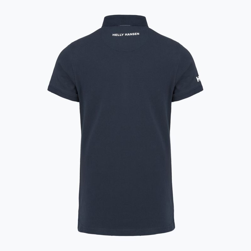 Moteriški polo marškinėliai Helly Hansen Crew Polo Pique navy 2