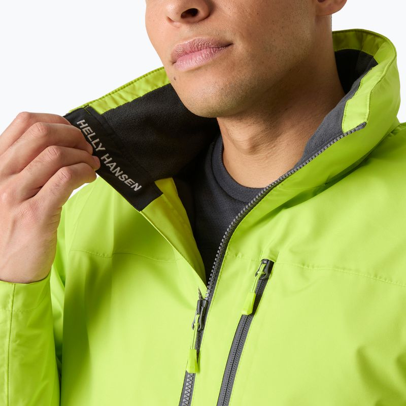 Vyriška buriavimo striukė Helly Hansen Crew Hooded Midlayer 2 luminous green 5