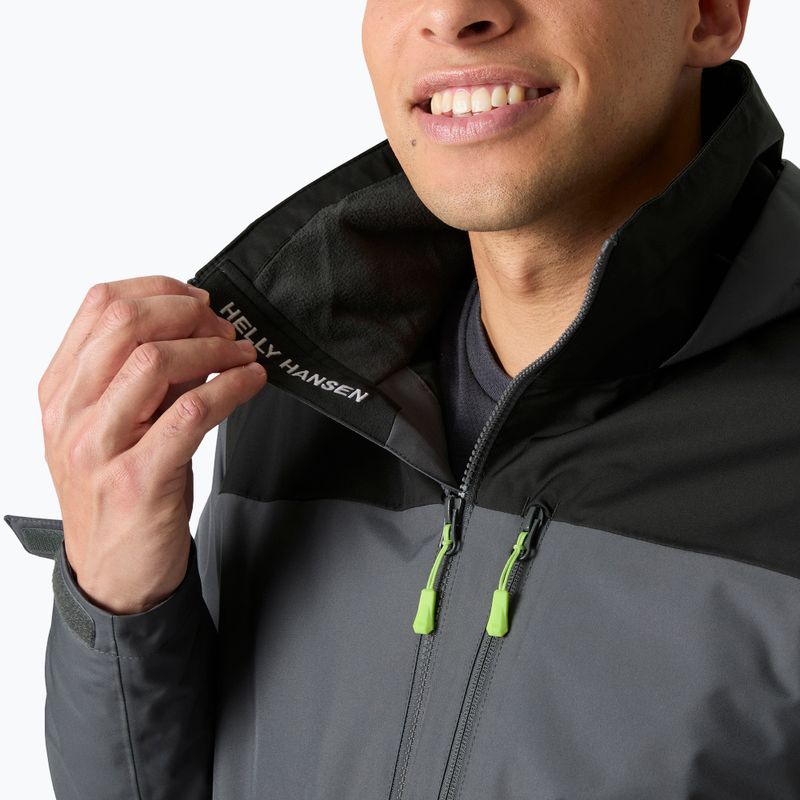 Vyriška buriavimo striukė Helly Hansen Crew Hooded Midlayer 2 thunder grey 4