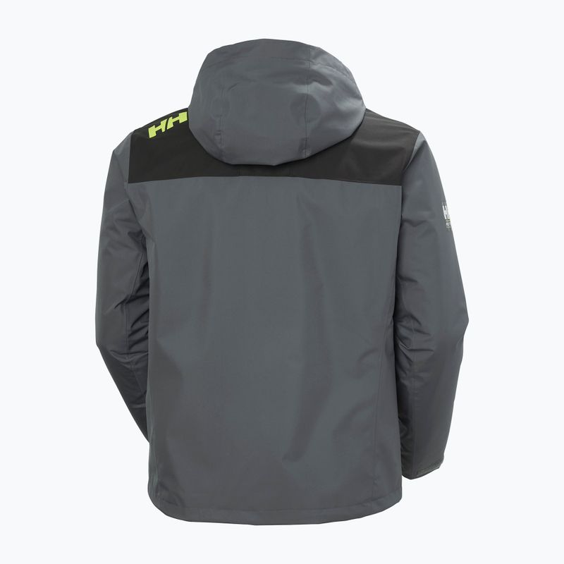 Vyriška buriavimo striukė Helly Hansen Crew Hooded Midlayer 2 thunder grey 10