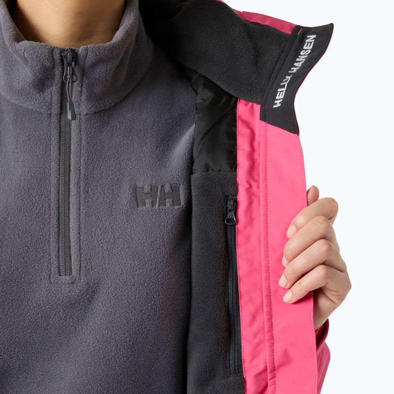Moteriška buriavimo striukė Helly Hansen Crew Hooded Midlayer 2.0 hot pink 5
