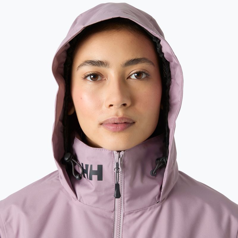 Moteriška buriavimo striukė Helly Hansen Crew Hooded Midlayer 2.0 purple play 3
