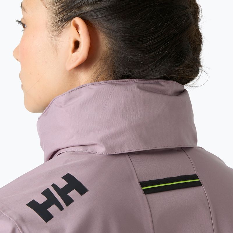 Moteriška buriavimo striukė Helly Hansen Crew Hooded Pile purple clay 4