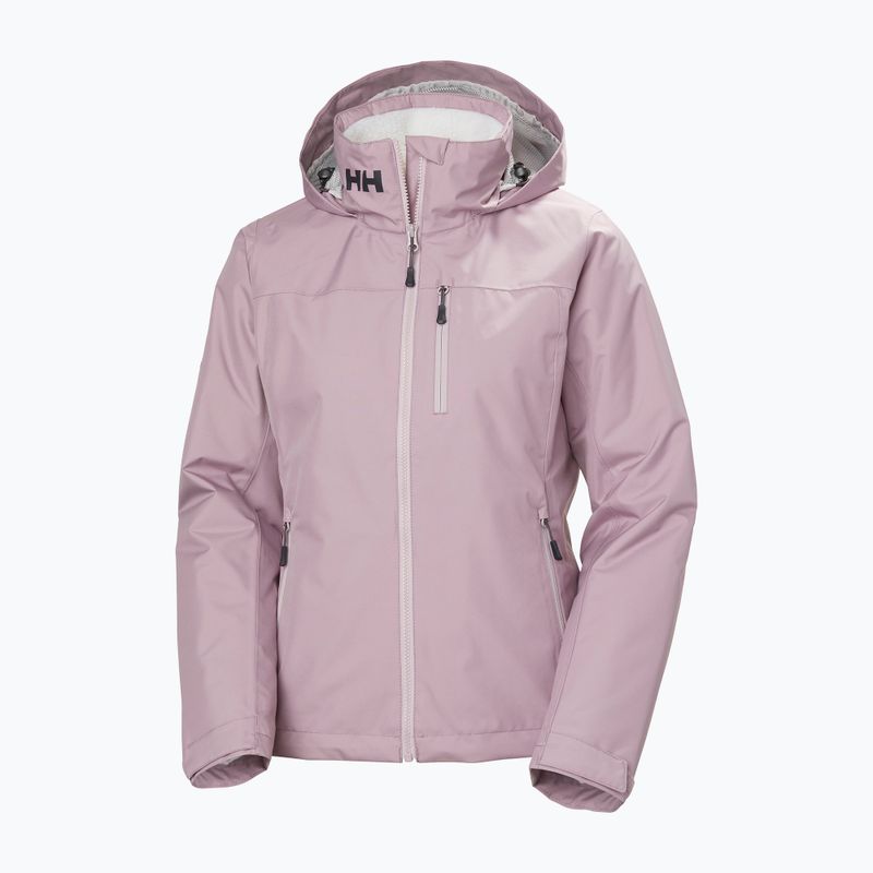 Moteriška buriavimo striukė Helly Hansen Crew Hooded Pile purple clay 8