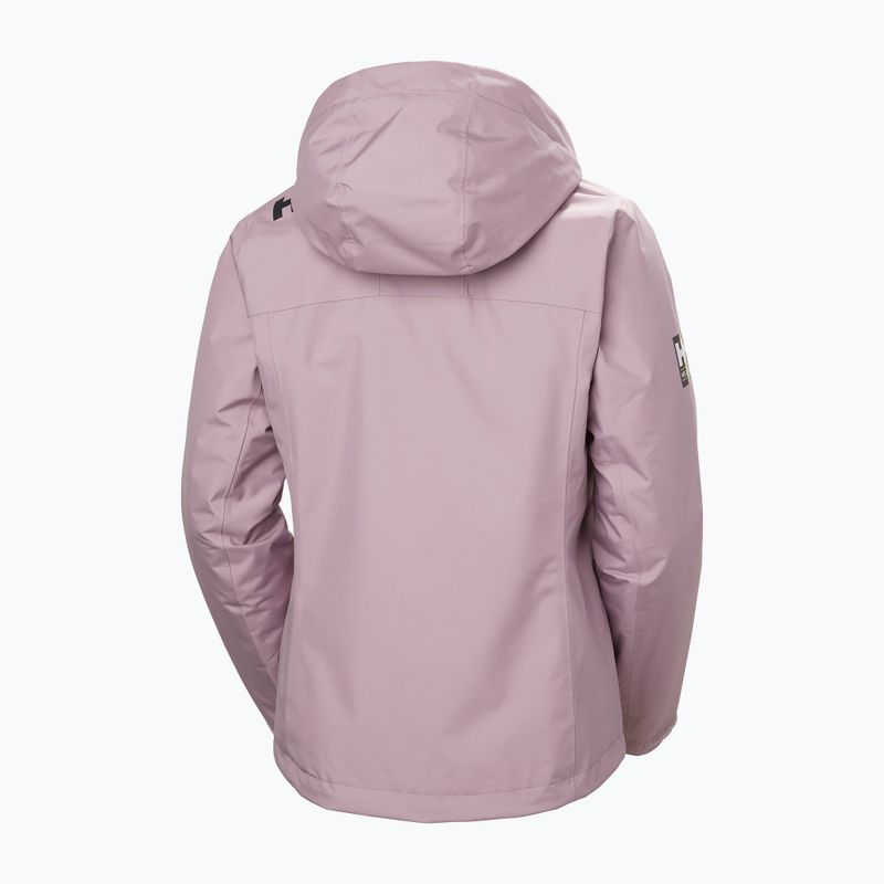 Moteriška buriavimo striukė Helly Hansen Crew Hooded Pile purple clay 9