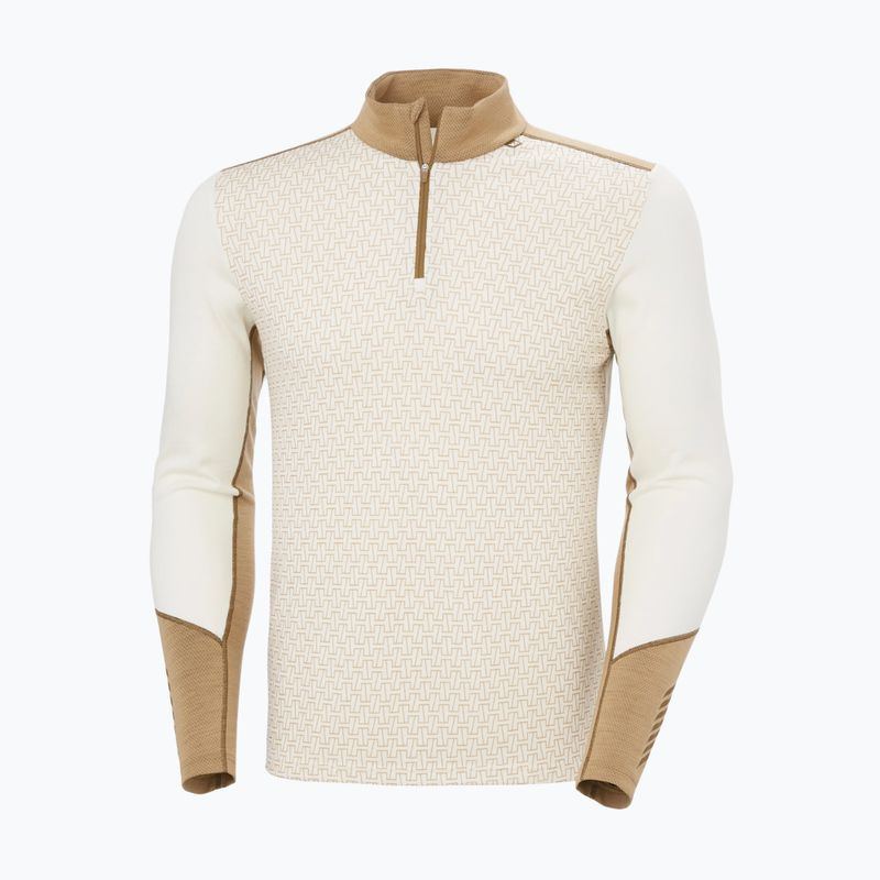 Vyriškas termoaktyvus džemperis Helly Hansen Lifa Merino Midweight 1/2 Zip snow monogram aop 5