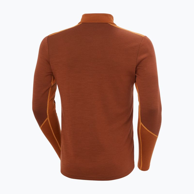 Vyriškas termoaktyvus džemperis Helly Hansen Lifa Merino Midweight 1/2 Zip iron oxide 2