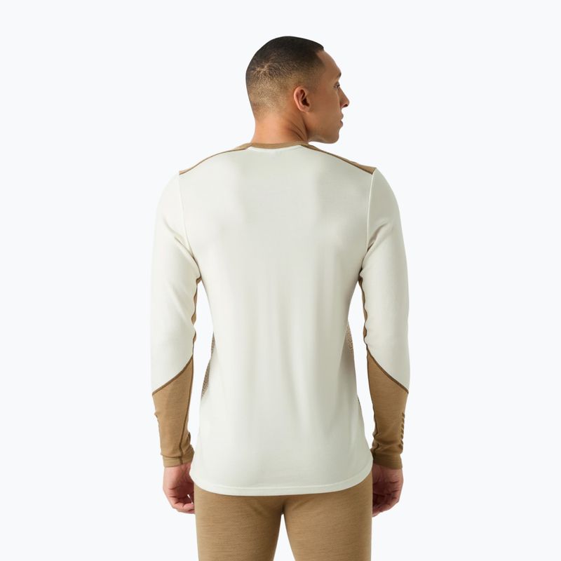 Vyriškas termoaktyvus džemperis Helly Hansen Lifa Merino Midweight Crew snow monogram aop 2