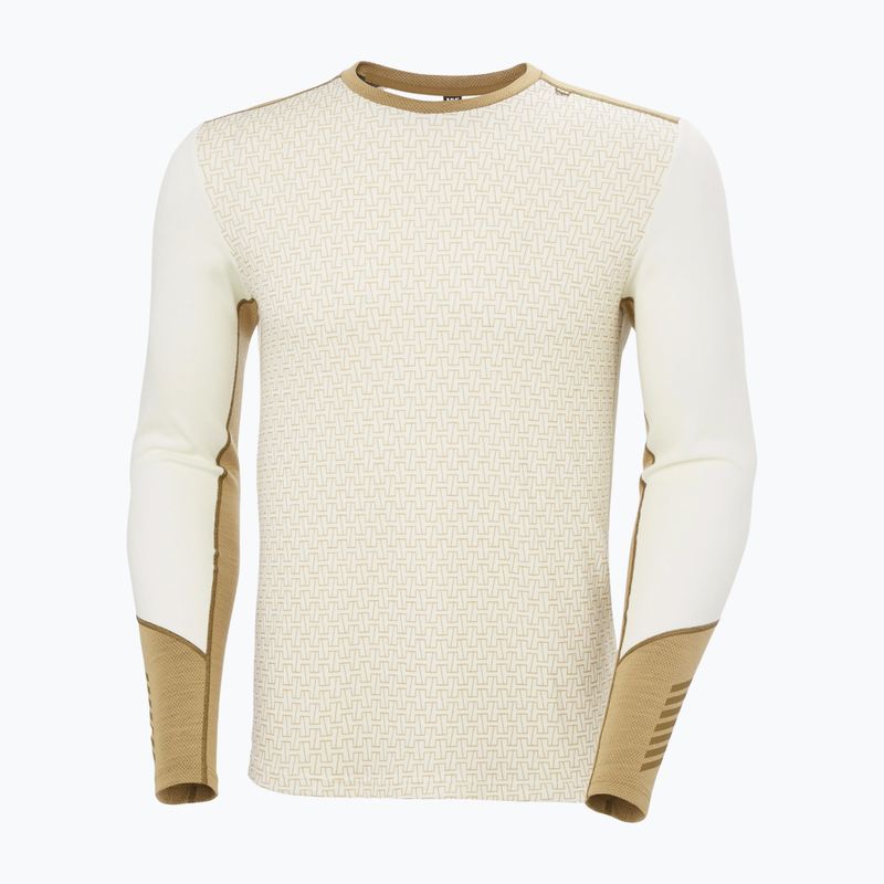 Vyriškas termoaktyvus džemperis Helly Hansen Lifa Merino Midweight Crew snow monogram aop 5