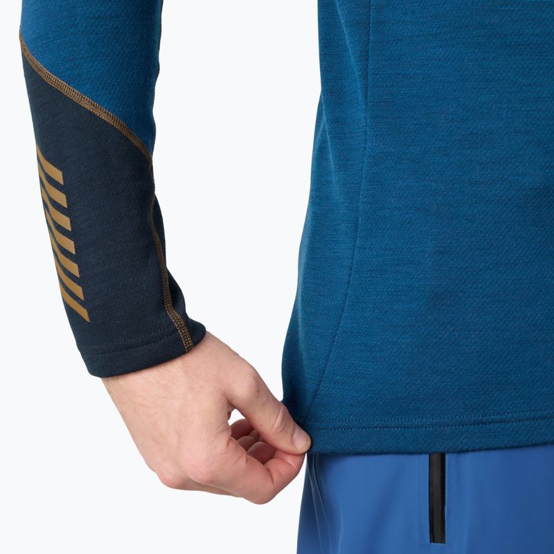 Vyriškas termoaktyvus džemperis Helly Hansen Lifa Merino Midweight Crew dark blue 3