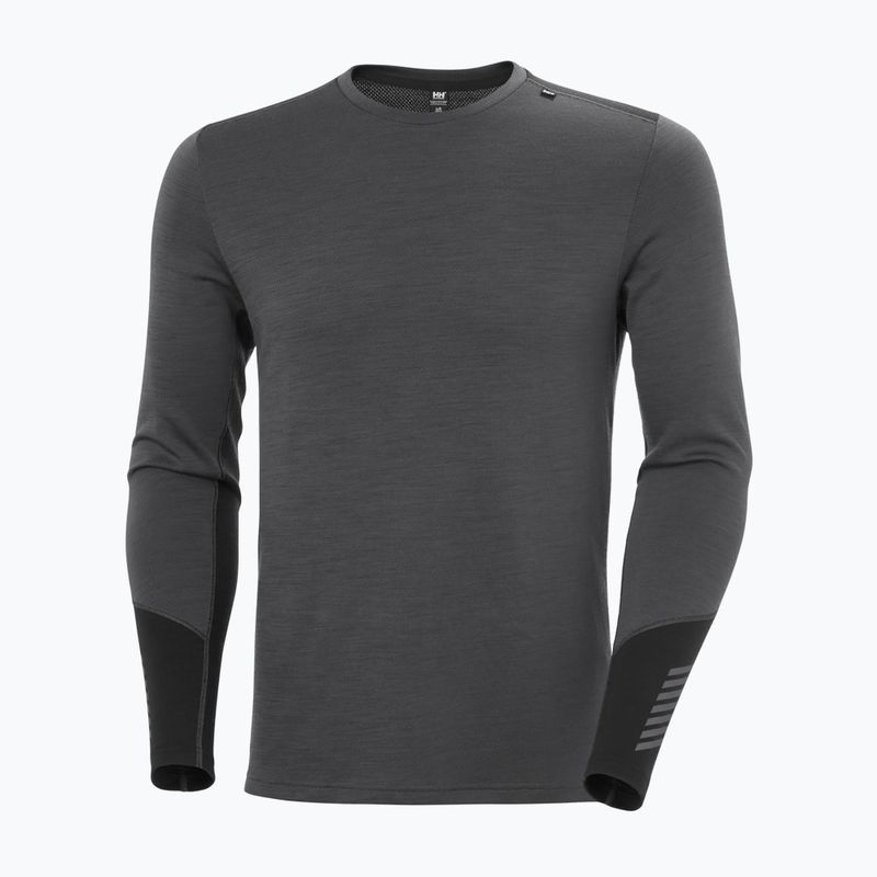 Vyriškas termoaktyvus džemperis Helly Hansen Lifa Merino Midweight Crew thunder grey 5