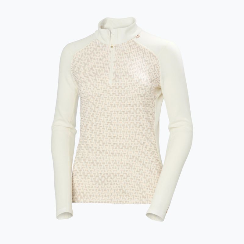 Moteriškas termoaktyvus džemperis Helly Hansen Lifa Merino Midweight Gra 1/2 Zip snow monogram aop 5