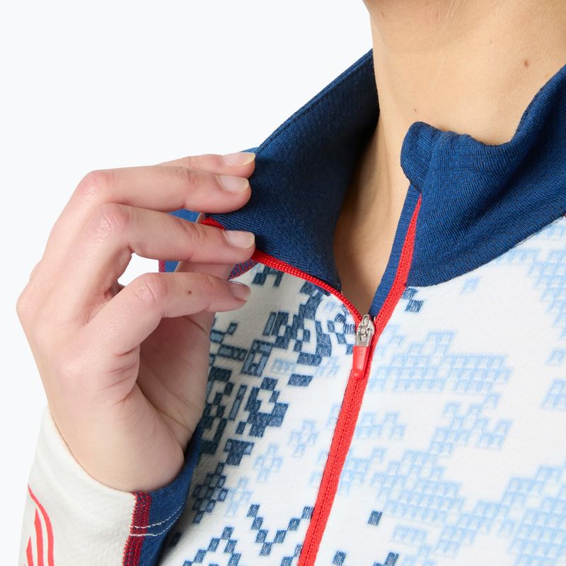 Moteriškas termo džemperis Helly Hansen Lifa Merino Midweight Gra 1/2 Zip bright blue new nordic aop 3