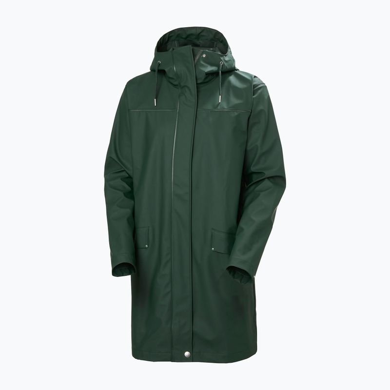 Moteriškas vandeniui atsparus paltas Helly Hansen Moss Rain Coat dark jungle 6