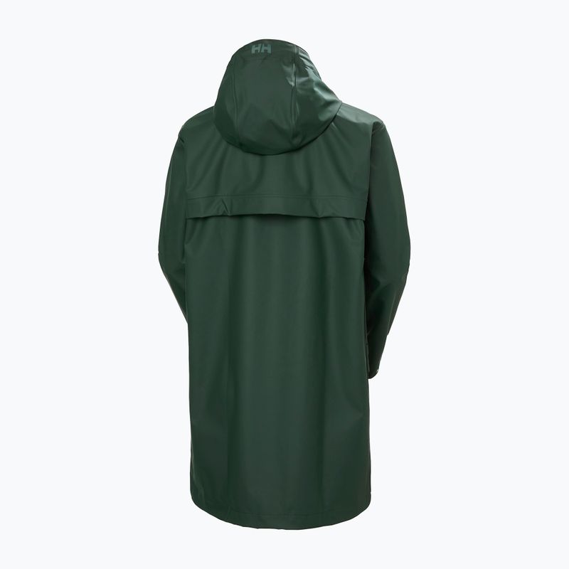 Moteriškas vandeniui atsparus paltas Helly Hansen Moss Rain Coat dark jungle 7