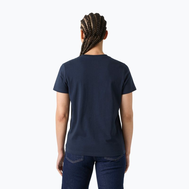 Moteriški marškinėliai Helly Hansen Logo 3.0 SS navy 2