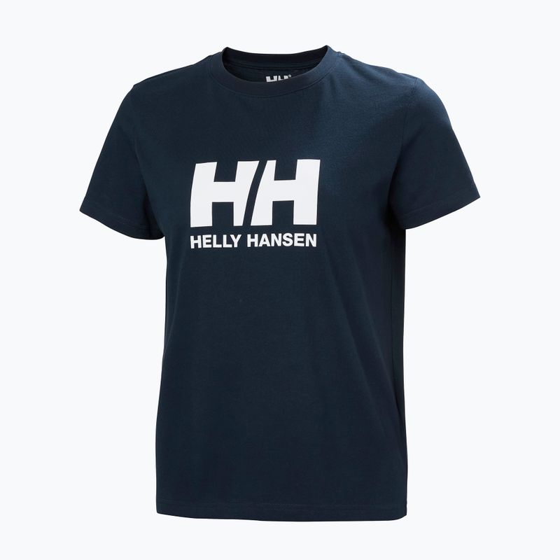 Moteriški marškinėliai Helly Hansen Logo 3.0 SS navy 4