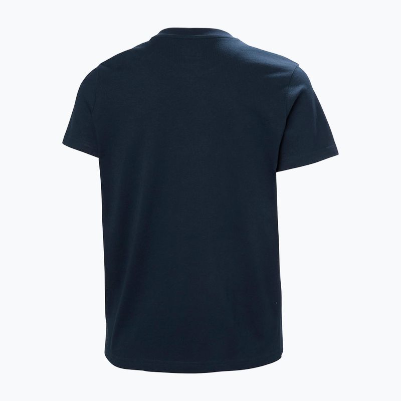 Moteriški marškinėliai Helly Hansen Logo 3.0 SS navy 5