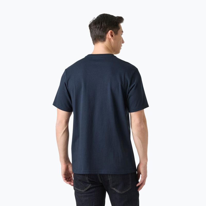 Vyriški marškinėliai Helly Hansen Logo 3.0 SS navy 2