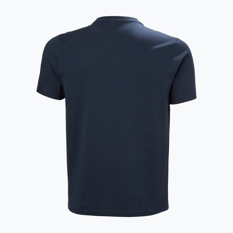 Vyriški marškinėliai Helly Hansen Logo 3.0 SS navy 5