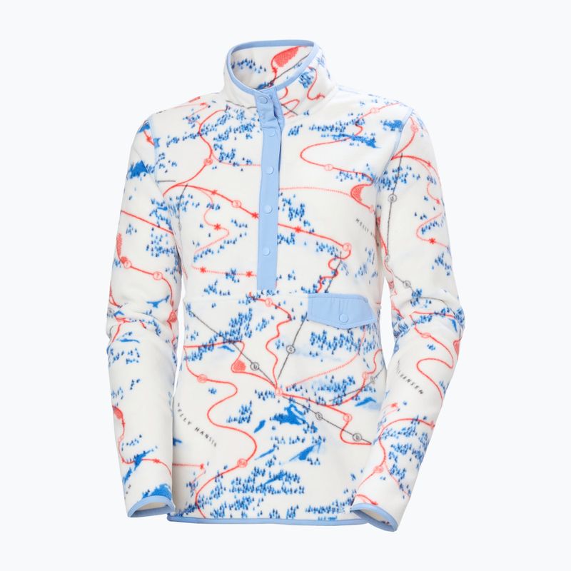 Moteriškas flisinis džemperis Helly Hansen Maridalen Printed Fleece white slope map aop 4