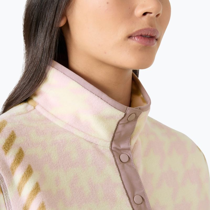 Moteriškas flisinis džemperis Helly Hansen Maridalen Printed Fleece pink shake broxburn plaid 3