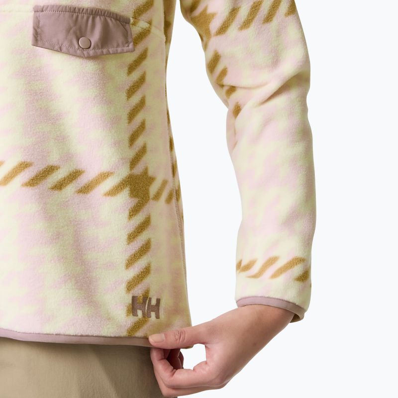 Moteriškas flisinis džemperis Helly Hansen Maridalen Printed Fleece pink shake broxburn plaid 4