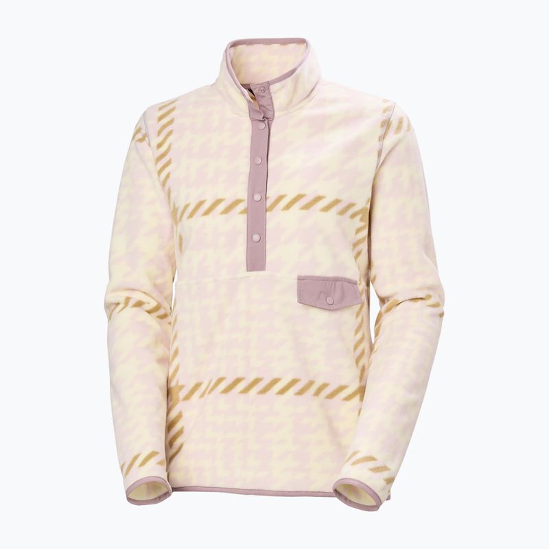Moteriškas flisinis džemperis Helly Hansen Maridalen Printed Fleece pink shake broxburn plaid 5