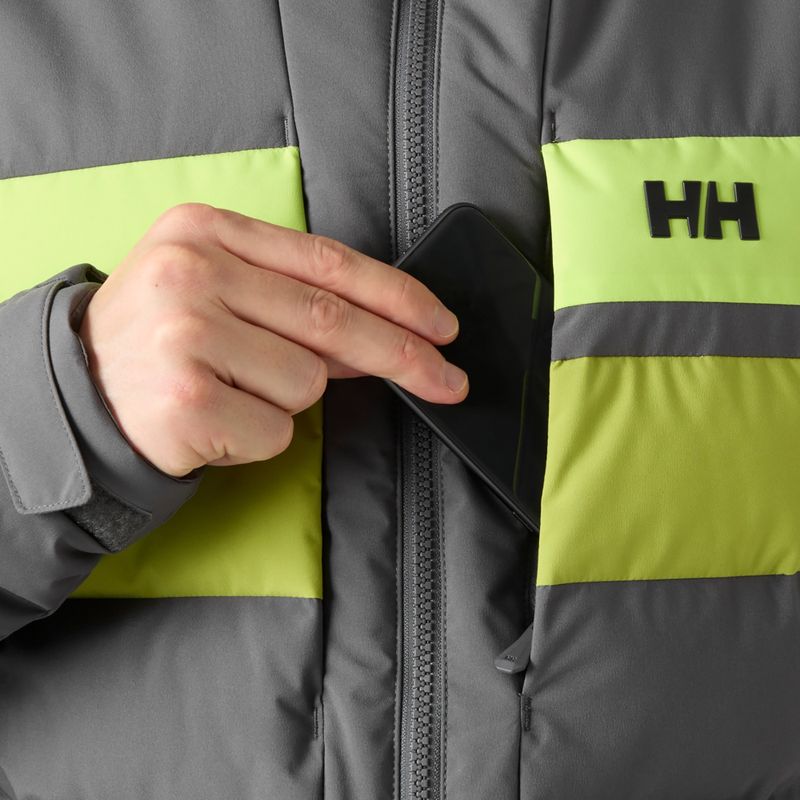 Vyriška slidinėjimo striukė Helly Hansen Bossanova Puffy thunder grey 5