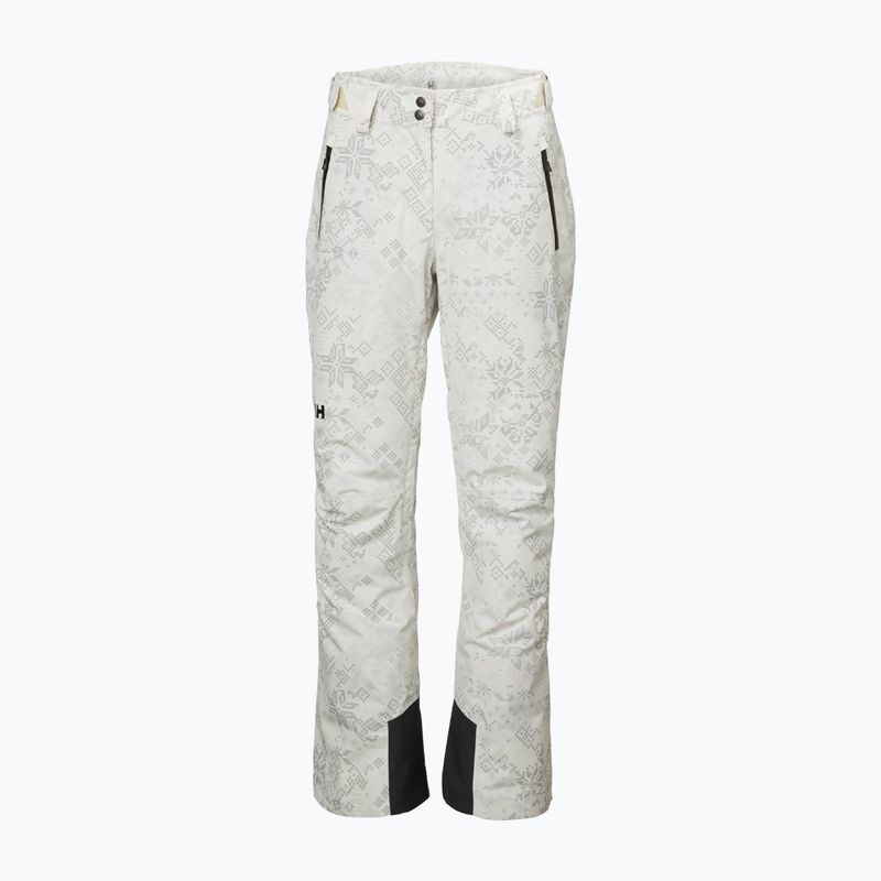 Moteriškos slidinėjimo kelnės Helly Hansen Legendary Insulated cream new nordic aop 5