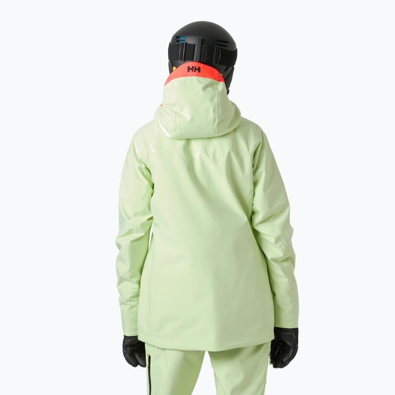 Moteriška slidinėjimo striukė Helly Hansen Powderqueen 3.0 washed lime 2