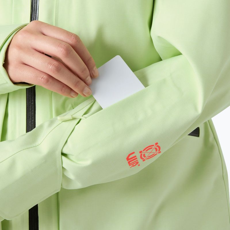 Moteriška slidinėjimo striukė Helly Hansen Powderqueen 3.0 washed lime 5