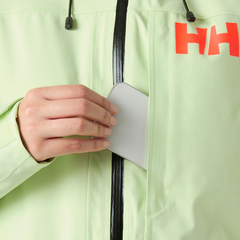 Moteriška slidinėjimo striukė Helly Hansen Powderqueen 3.0 washed lime 6
