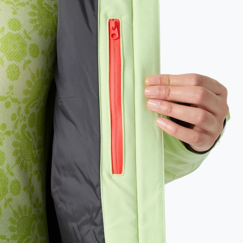 Moteriška slidinėjimo striukė Helly Hansen Powderqueen 3.0 washed lime 10