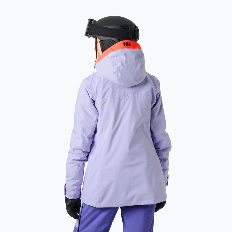Moteriška slidinėjimo striukė Helly Hansen Powshot bright lavender 2